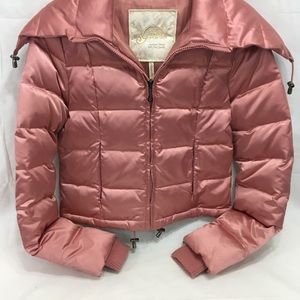 Pink guess small puffy jacket